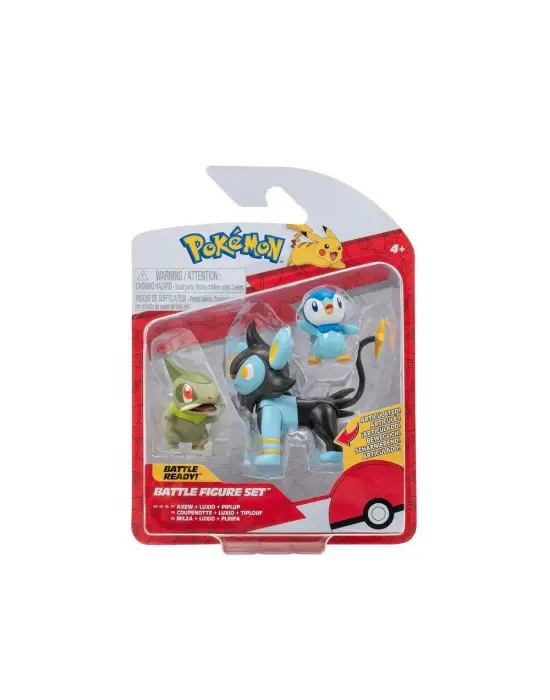 POK 95155-R Pokemon Battle 3Lü Figür Seti