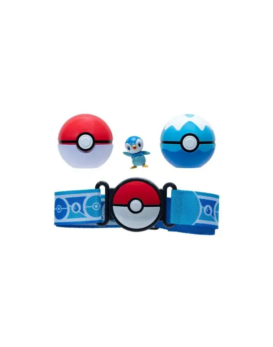 POK 95283-U Pokemon Clip N Go Pokeball Kemer ve Figür Seti Seri 1 -Necotoys
