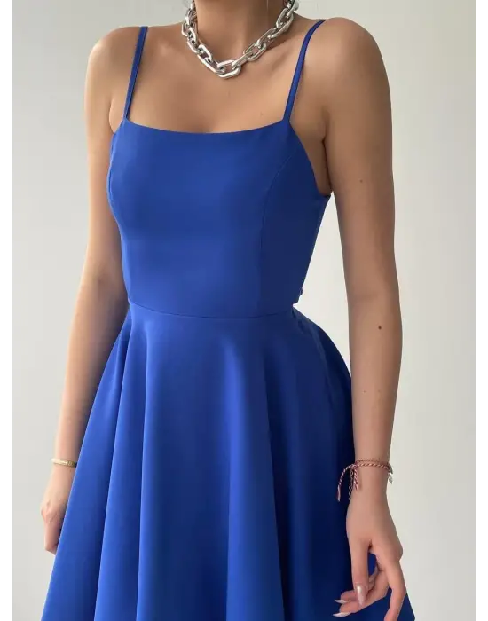 Pole İp Askılı Elbise