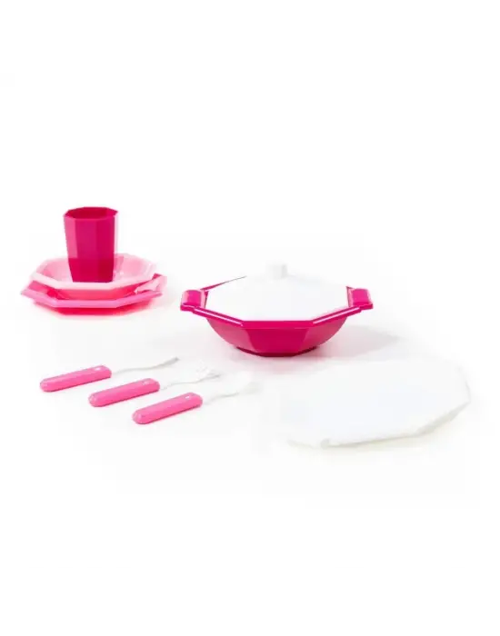 Omarı Vintage Tarzda 9 Parçalı Yemek Takımı