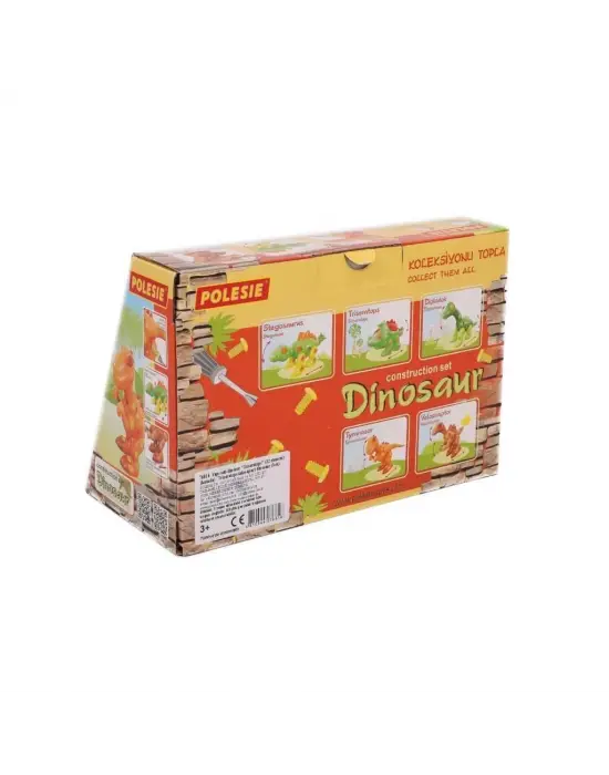 Omarı Çocuklar İçin Eğlenceli Dinozor Puzzle Seti - 32 Parça