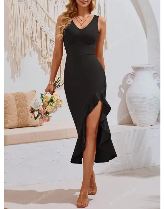 Omarı Zarif Dalgıç Elbise