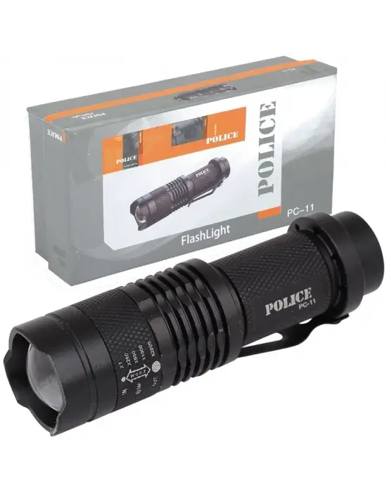 Police Pc-11 Power Led+zoom Kalem Pilli El Feneri