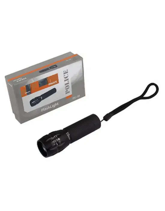 Police Pc-30 Cree Led+zoom Xenon Kızaklı El Feneri