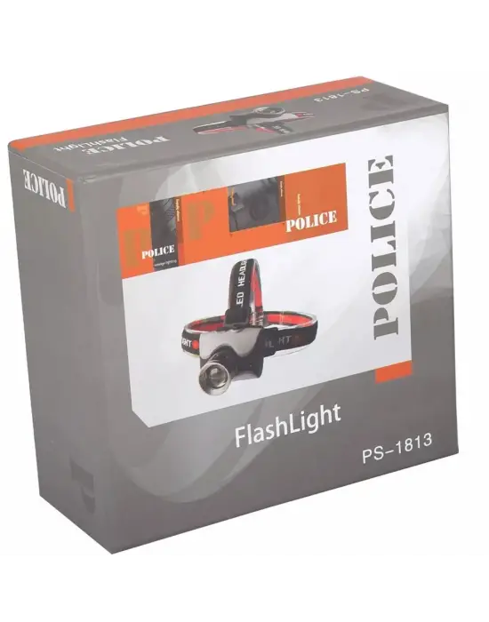 Police Ps-1813 Cree Q5 Led Led Zoomlu Şarjlı Kafa Feneri