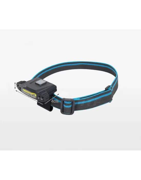 Police Ps-1930 Usb Şarjlı Cob Led Şapka Feneri