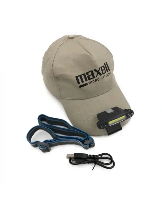 Police Ps-1930 Usb Şarjlı Cob Led Şapka Feneri