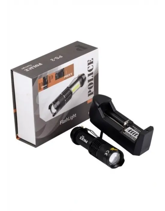 Police Ps-2 Cree Q5 Led Şarjlı El Feneri