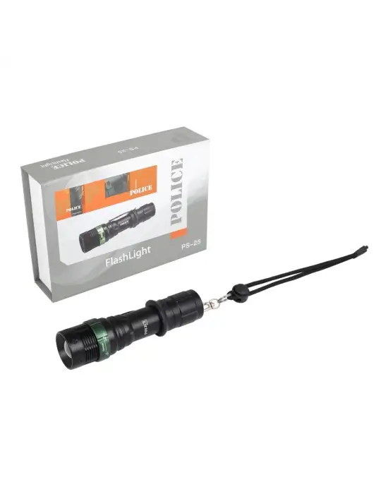 Police Ps-25 Cree Q5 Power Led Zoomlu Şarjlı El Feneri