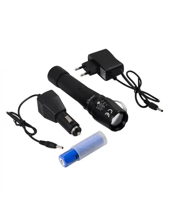 Police Ps-46 Xml6 Led 5 Kademeli Zoomlu Şarjlı El Feneri