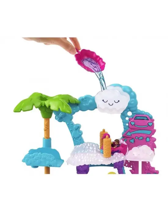 Polly Pocket Flamingo Araba Su Eğlencesi Seti HHJ05-HJL60