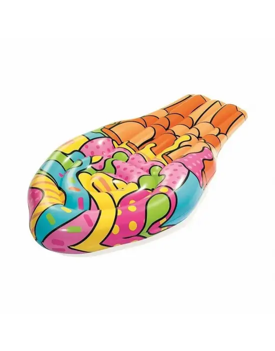 Omarı Renkli Pop Desenli Yatak Cm