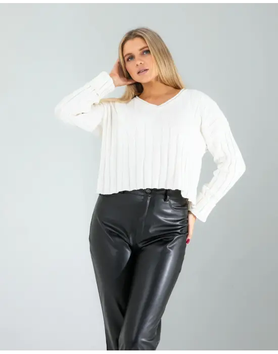 Çarpıcı Triko Kazak