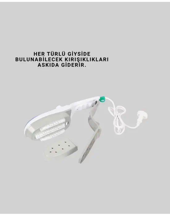 Portatif Buharlı Ütü Pratik Seyahat Tipi Kırışıklık Açıcı