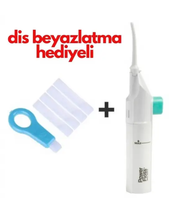 Power Floss Mekanik Diş Ve Ağız Temizleme Aleti Ve Diş Beyazlatma Seti