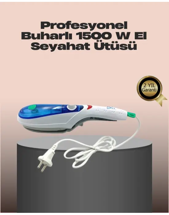 Pratik Buharlı Seyahat Ütüsü Kırışıklık Açıcı