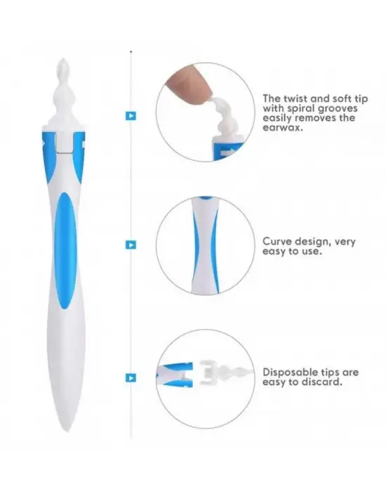 Omarı Silikon Kulak Temizleme Aparatı - Pratik ve Etkili Ear Claning Kiti