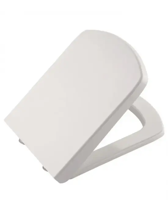 Premium Lüks Kare Amartisörlü Yavaş Kapanan Klozet Kapağı