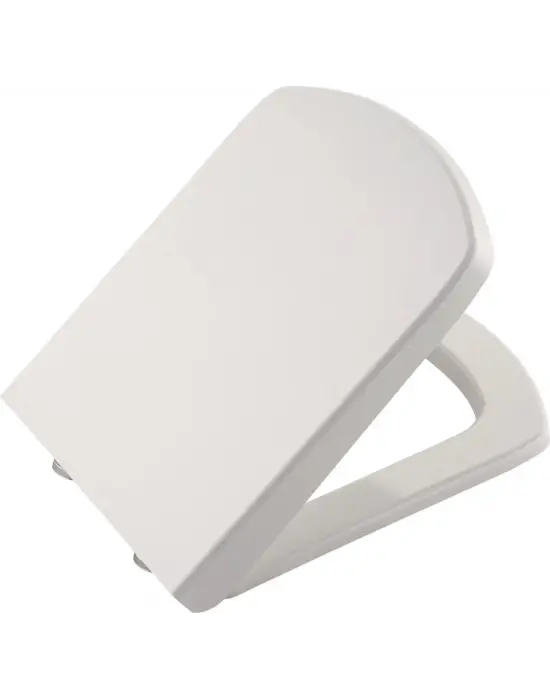 Premium Lüks Kare Amartisörlü Yavaş Kapanan Klozet Kapağı