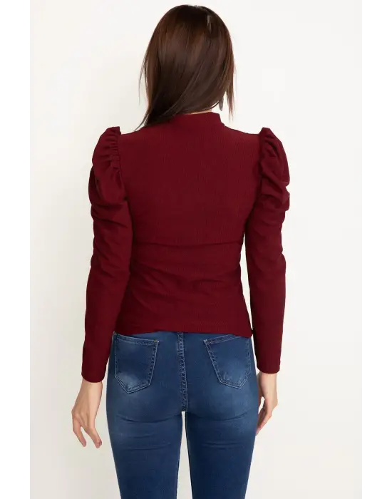 Prenses kol bluz siyah w3125