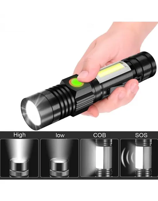 Pro F-28a Şarjlı Mıknatıslı El Feneri