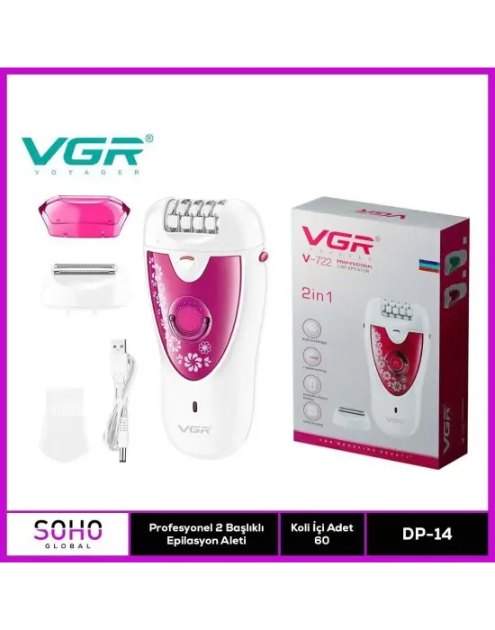 Profesyonel 2 Başlıklı Epilasyon Cihazı