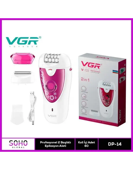 Profesyonel 2 Başlıklı Epilasyon Cihazı