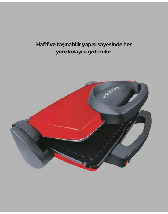 Profesyonel 2000w Tost Makinesi – Ayarlanabilir Termostat Ve Çıkarılabilir Plaka