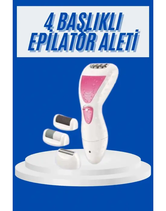 Profesyonel 4in1 Çok Amaçlı Epilasyon Aleti Şarjlı Pratik Taşınabilir