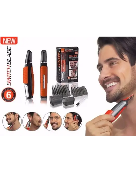 Omarı Profesyonel 6 Parça Pilli Tıraş Makinesi