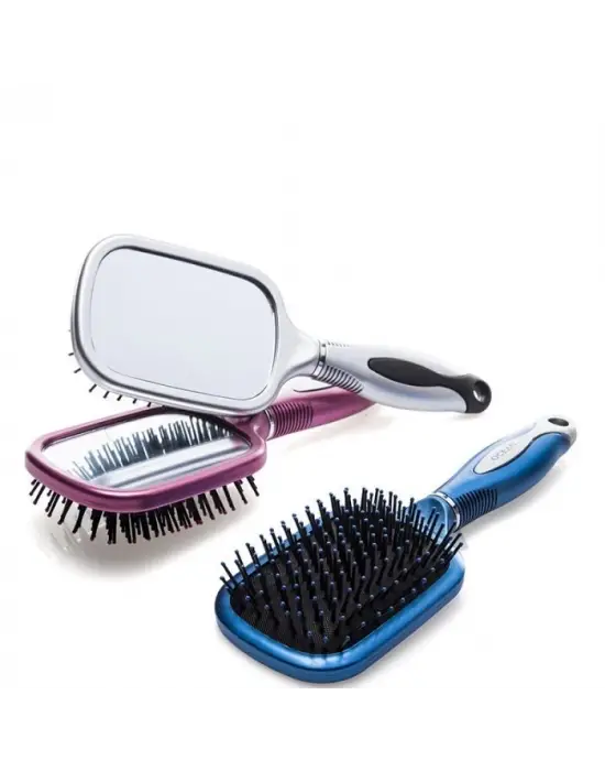 Omarı Profesyonel Dişli Aynalı Saç Fırçası