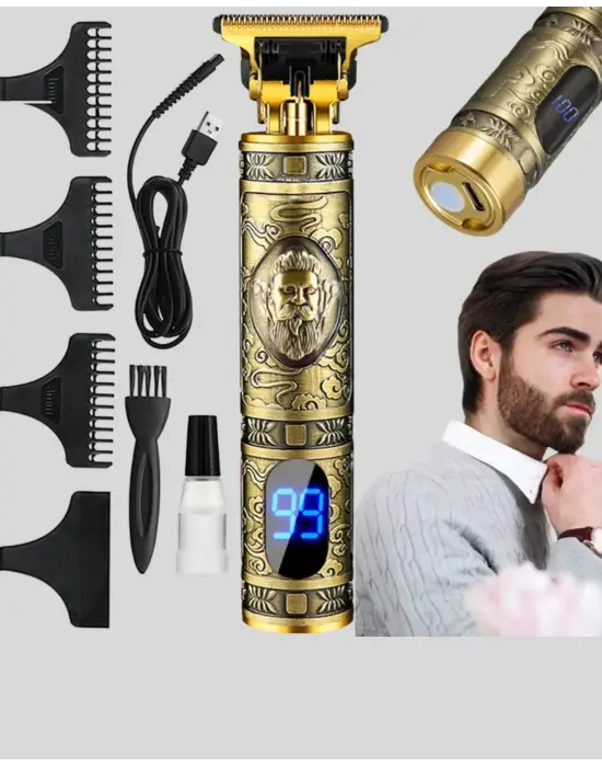 Profesyonel Kablosuz Tıraş Makinesi – 1-2 Saat Kesintisiz Kullanım