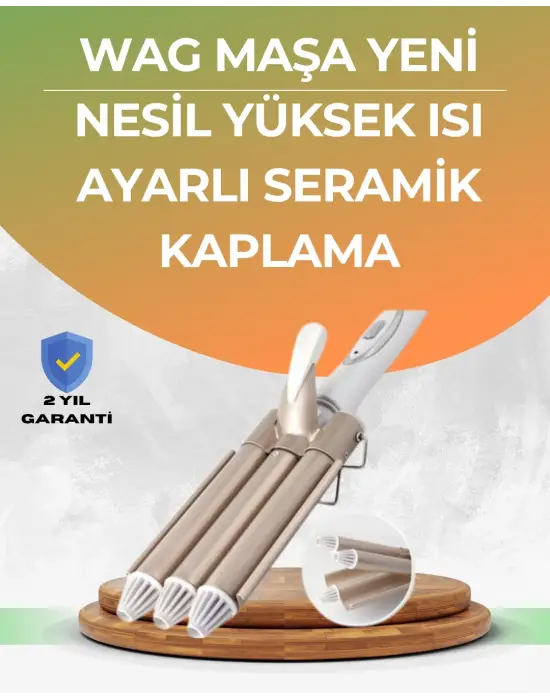 Profesyonel Kullanıma Uygun Bukle Maşası