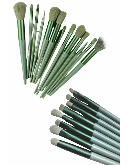 Profesyonel Makyaj Fırça Seti 13 Parça Yumuşak Kıllı Fırça Seti Far Fırçası