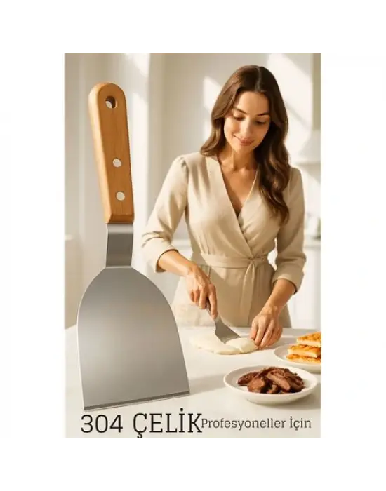 Profesyonel Mutfak Spatulası- Hamur Börek Et Spatulası Profesyonel Şef Kalitesi