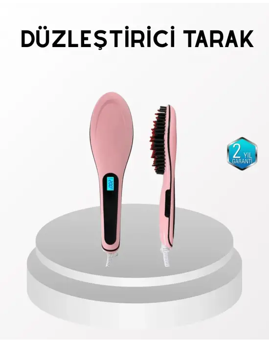 Profesyonel Saç Düzleştirici Tarak – 230°c Maksimum Isı, Hızlı Isınma Ve Seramik Plaka