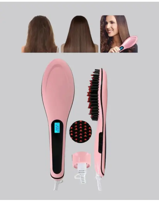 Profesyonel Saç Düzleştirici Tarak – 230°c Maksimum Isı, Hızlı Isınma Ve Seramik Plaka