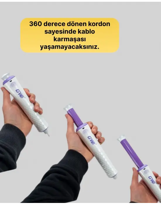 Profesyonel Saç Kıvırma Makinesi – 32 Mm Geniş Bukle Maşası