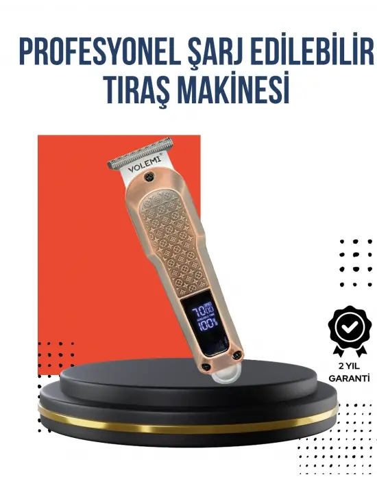 Profesyonel Saç Tıraş Makinesi – 7000rpm Güçlü Motor Ve 4 Kademeli Ayar