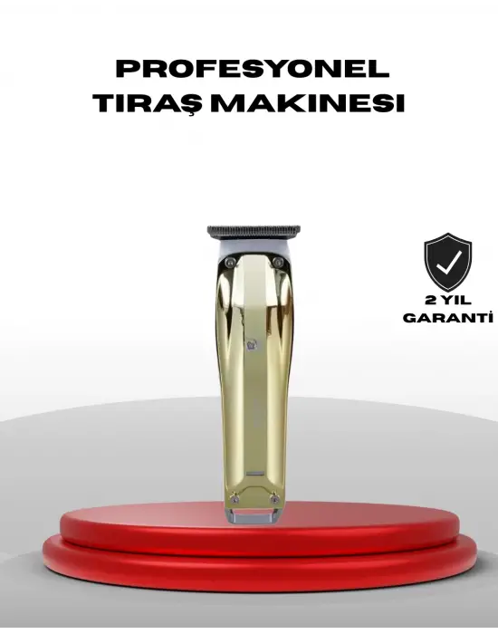 Profesyonel Saç Ve Sakal Kesme Tıraş Makinesi Usb Şarjlı Güçlü Motorlu