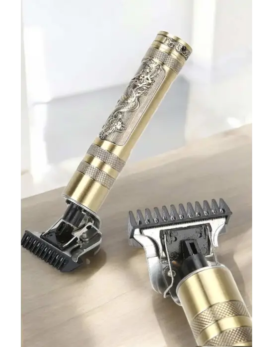 Profesyonel Şarjlı Saç Ve Sakal Şekillendirici Çizik Tıraş Makinesi