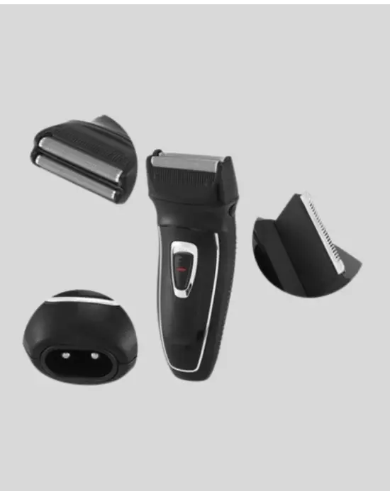 Profesyonel Şarjlı Saç Ve Sakal Tıraş Makinesi – Çelik Bıçaklı, Ayarlanabilir Başlıklı, Kablosuz