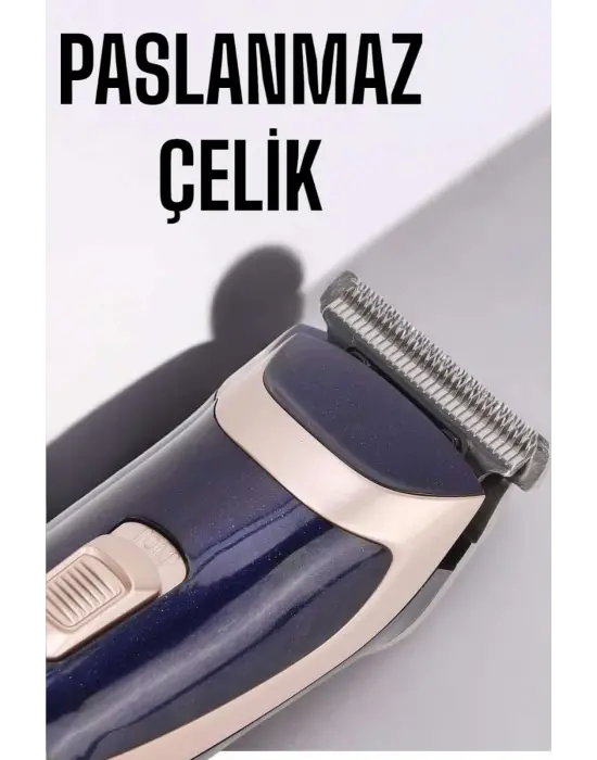 Profesyonel Şarjlı Saç Ve Sakal Traş Makinesi Kolay Kullanım