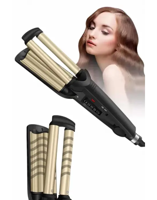 Profesyonel Seramik Kaplama Saç Şekillendirici Wag Maşa Isı Ayarlı