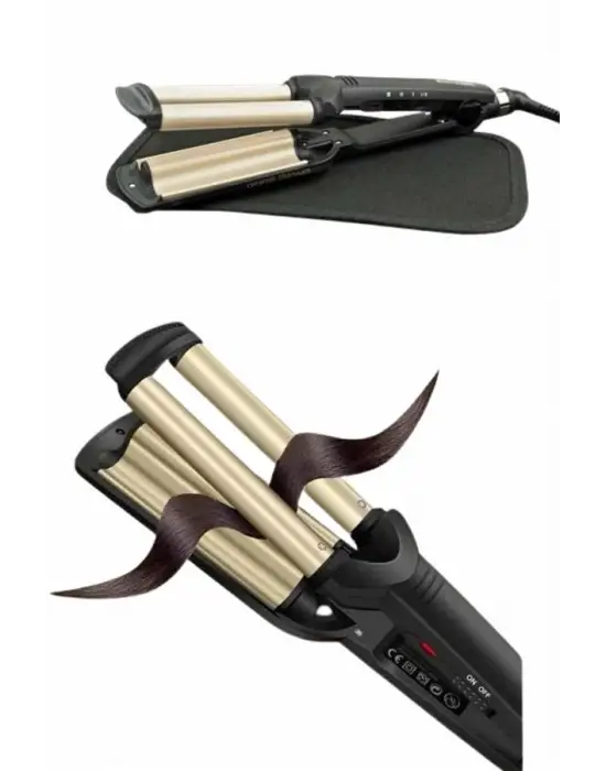 Profesyonel Seramik Kaplama Saç Şekillendirici Wag Maşa Isı Ayarlı