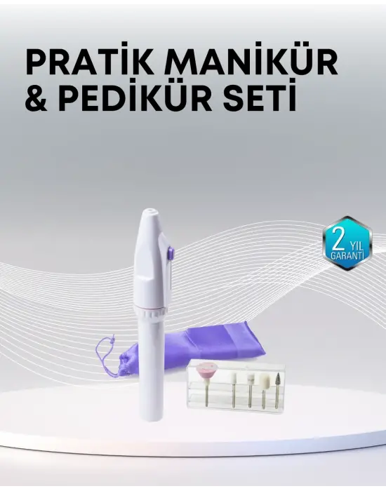 Profesyonel Tırnak Matkap Seti – Ayarlanabilir Hız, Düşük Gürültü Ve Kompakt Tasarım