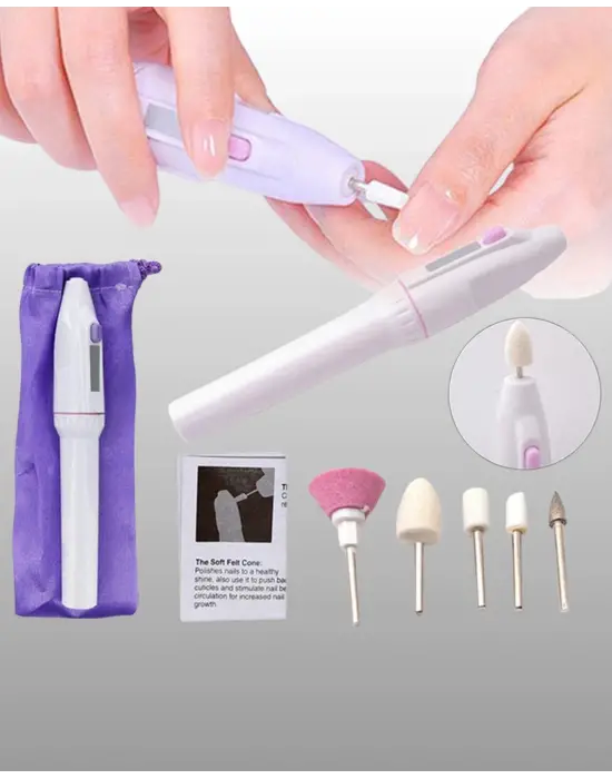 Profesyonel Tırnak Matkap Seti – Ayarlanabilir Hız, Düşük Gürültü Ve Kompakt Tasarım