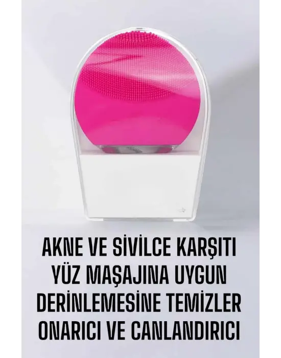 Profesyonel Yüz Temizleme Masaj Aleti Su Geçirmez, Kablosuz Şarj Özellikli Kolay Temizlenebilir