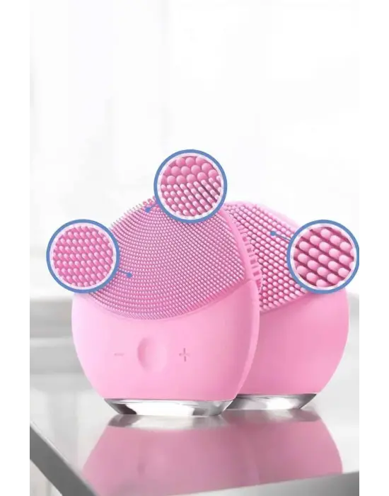 Profesyonel Yüz Temizleme Masaj Aleti Su Geçirmez, Kablosuz Şarj Özellikli Kolay Temizlenebilir