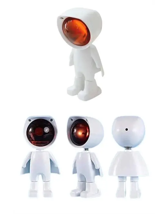 Projeksiyon Güneş Lambası Astronot Gün Batımı Projektör Led Işıklı